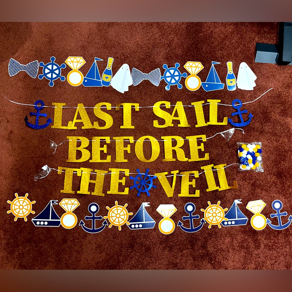 Nautical bachelorette party decor
